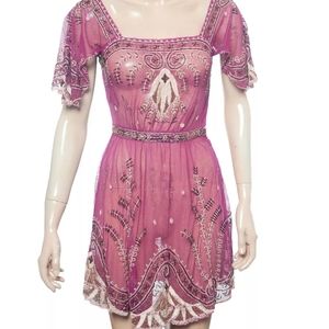 Free People "Notting Hill" embroidered mini NWOT